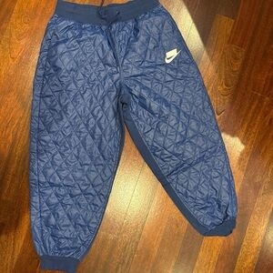 Nike Blue Quilted Joggers